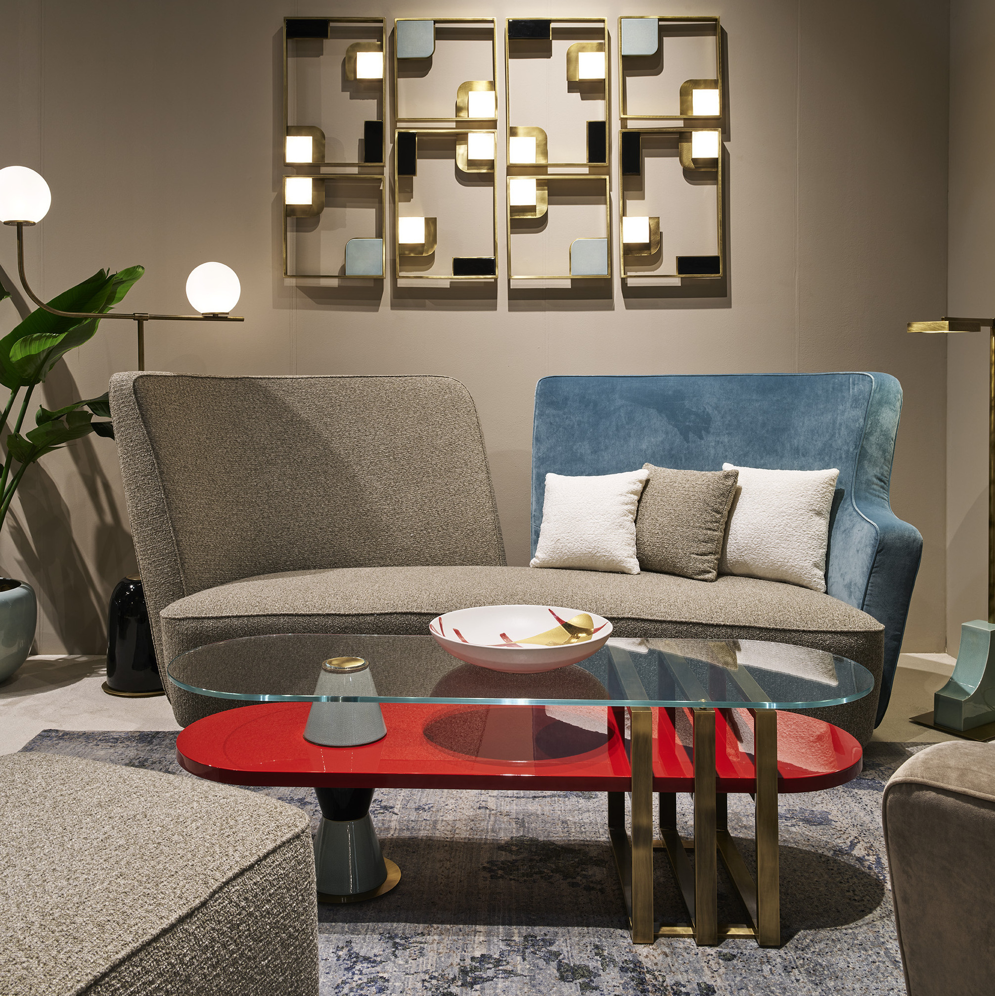 Palm - Oval coffee table